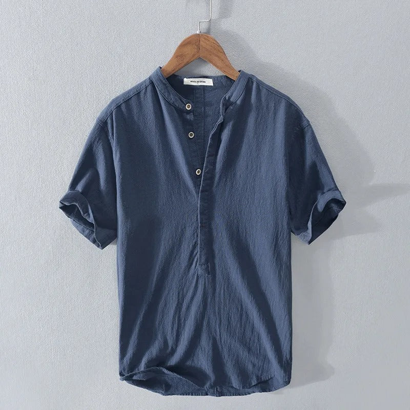 Malaga Premium Linen Shirt - Bentley Maxwell